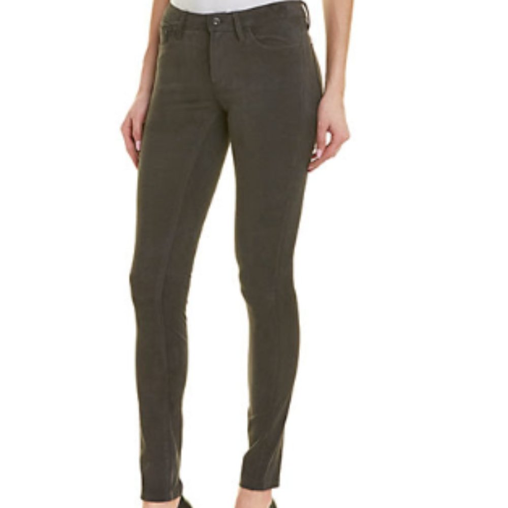 Suede Grey AG Super Skinny Leg